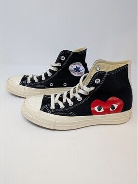 Shoes Converse All Star High CDG Size 5 Men/7 Women Black Comme des Garcons